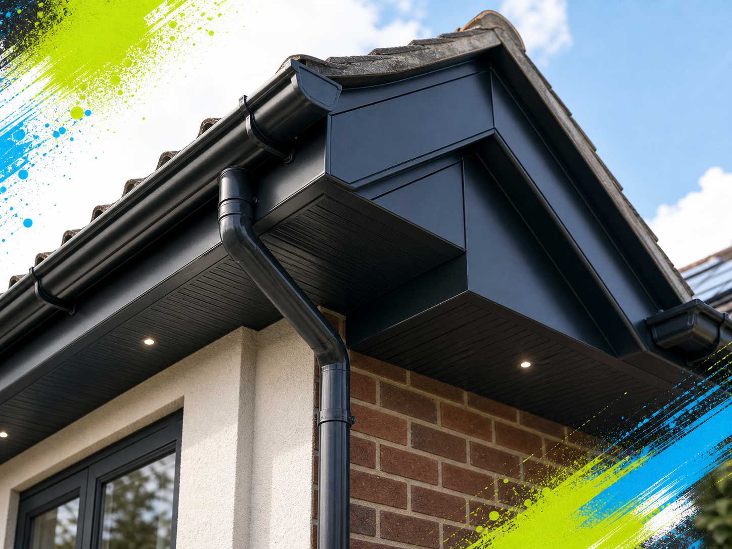 Fascias soffits and guttering spraying Nottingham